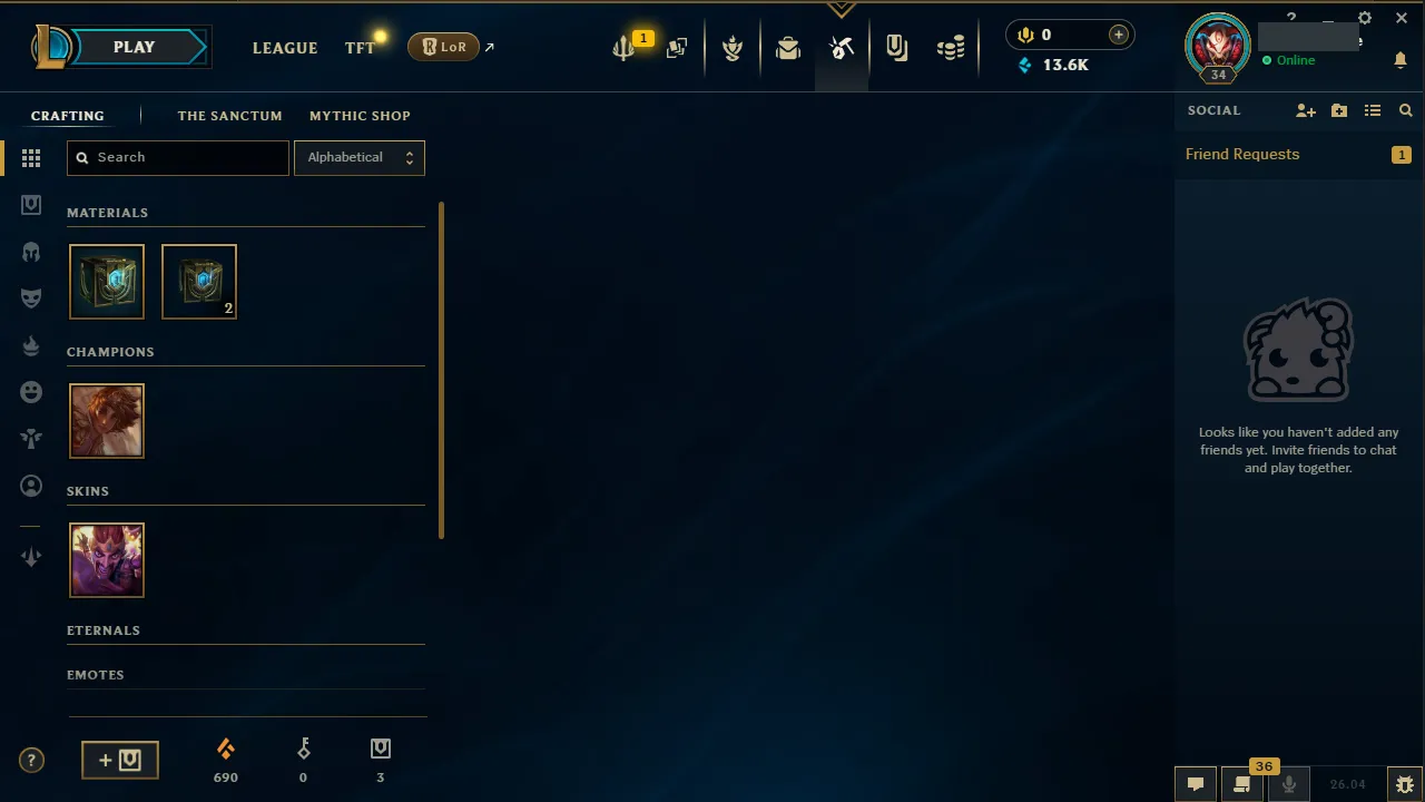 🌍 EUW 👑 Season 16 (Current) 🔥 Gold II (27 LP) 📌️ ADC/Jungle 💎️ WR:76% ✨️ Emerald+ MMR +30LP Gains 🔐 Lifetime Ownership 🏷️ #TH-5Z1