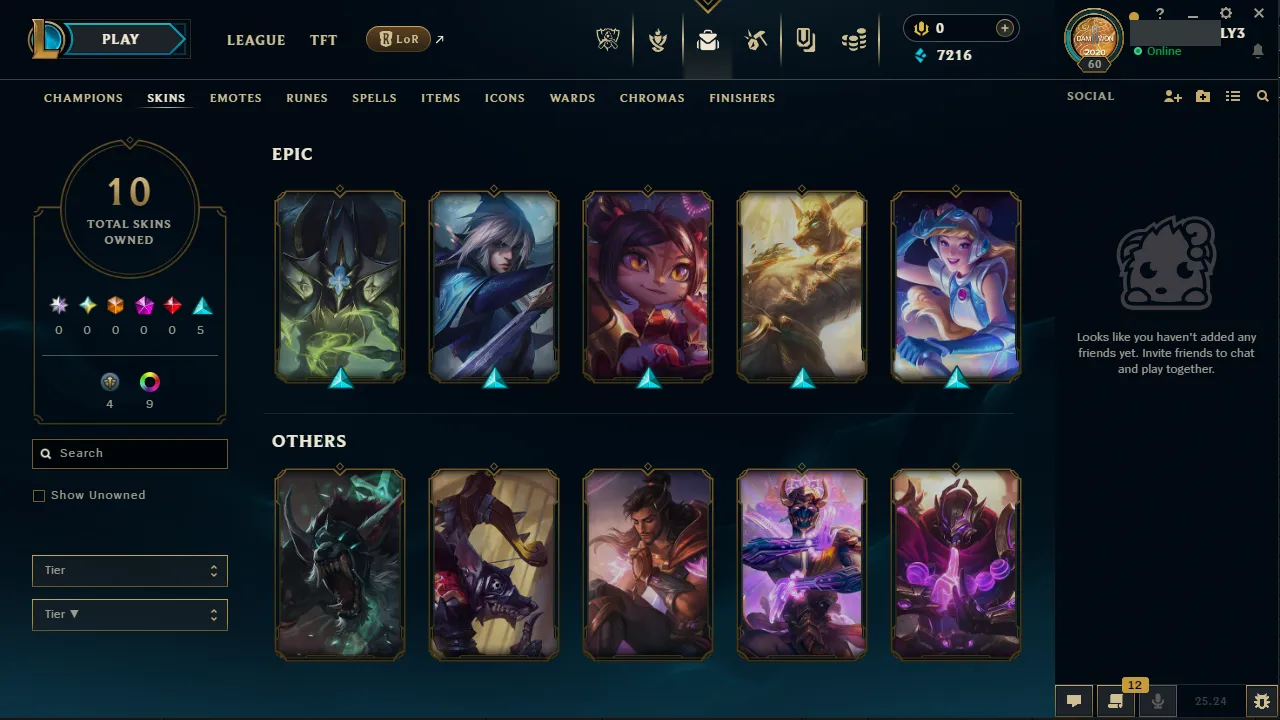 🌍 EUW 🔒 Handlevel ⚡️ Diamond IV (16 LP) 🥇 Mid/Top Main ✨️ WR:74% 🔥 10 Skins 📧 Full Access Account ✅ #TH-A2G