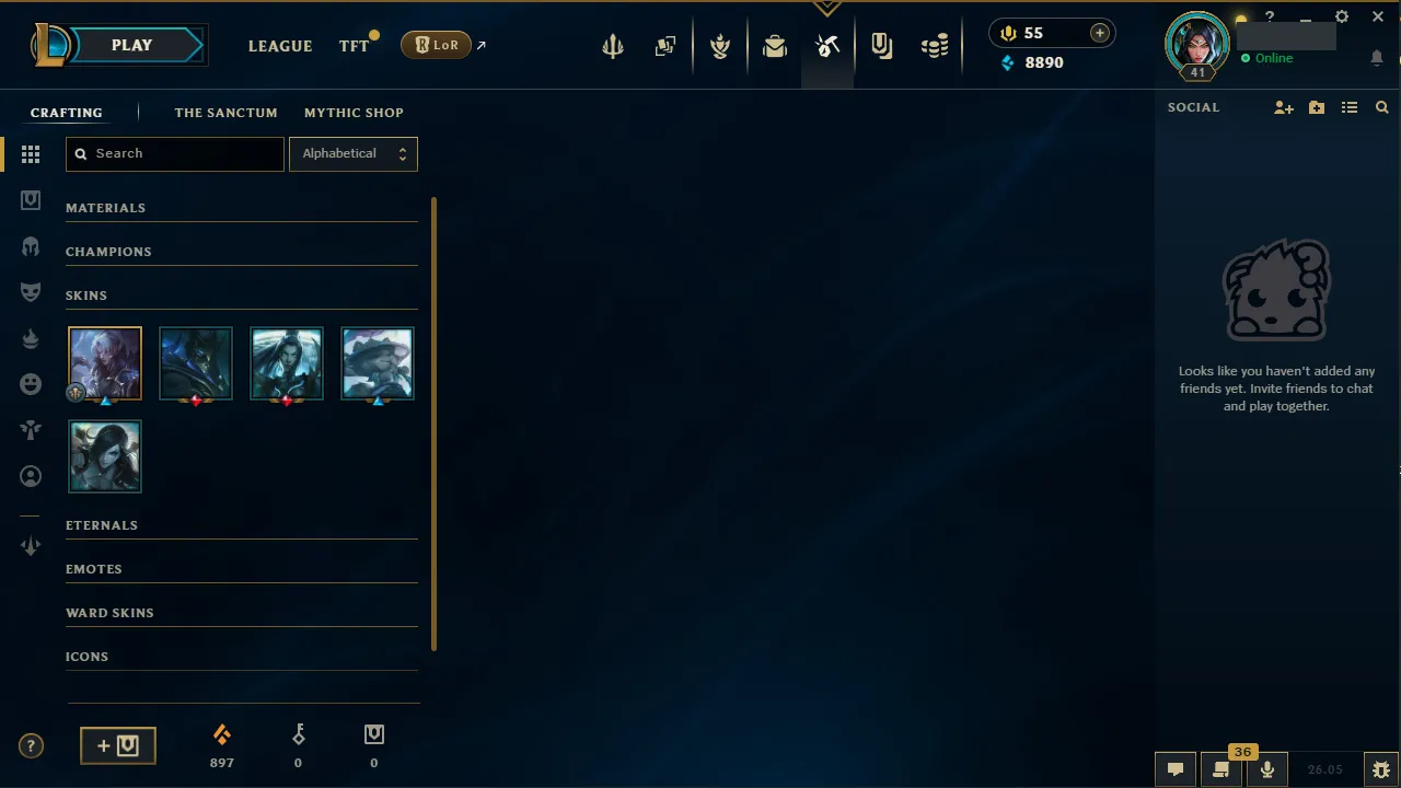 🌍 EUNE 👑 Season 16 (Current) 🔥 Diamond IV (5 LP) 📌️ Supp Main 💎️ Master+ MMR ✨️ +30LP Gains 🔐 Lifetime Ownership 🏷️ #TH-0895