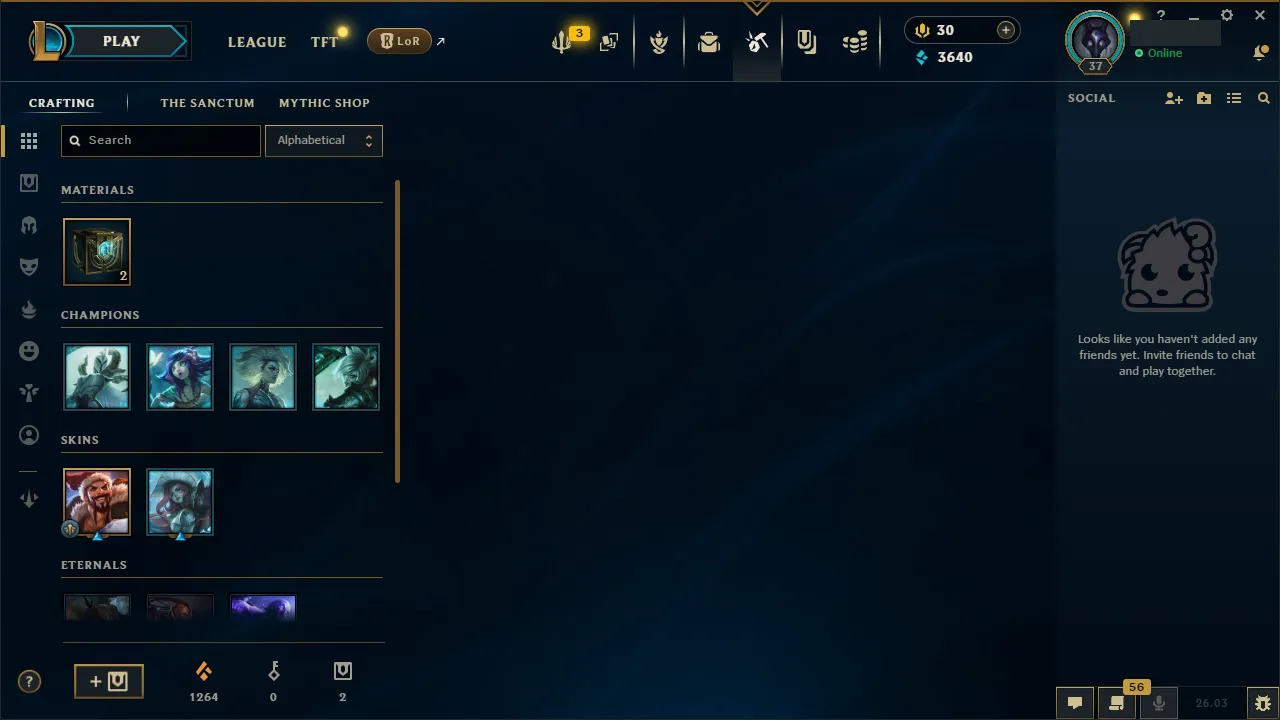 🌍 EUW 👑 Season 16 (Current) 🔥 Platinum IV (27 LP) 📌️ Mid Main 💎️ WR:83% ✨️ +30LP Gains 🔐 Lifetime Ownership 🏷️ #TH-1D9