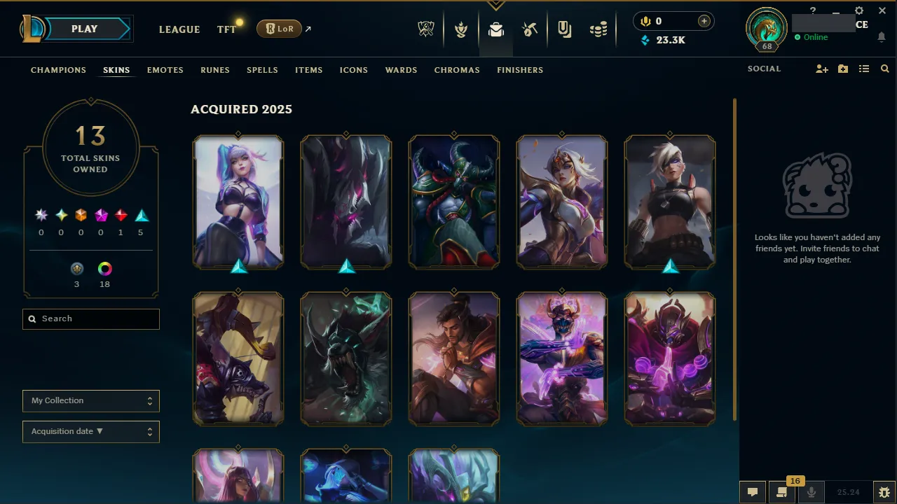 🌍 EUNE 🔒 Handlevel ⚡️ Diamond I (8 LP) 🥇 Jungle/Support ✨️ 52% WR 🔥 200LP Master Peak ✅ #TH-K1S