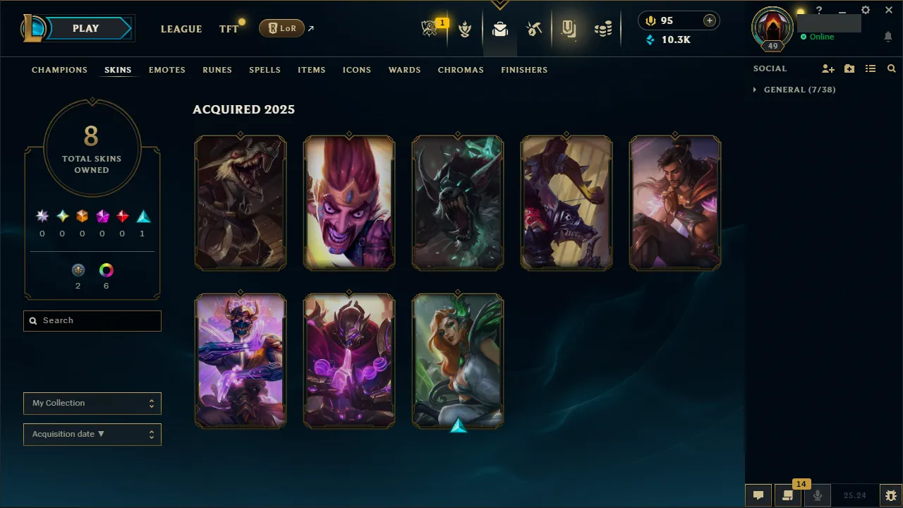 🌍 EUW 🔒 Handlevel ⚡️ Master (195 LP) 🥇 ADC Main ✨️ WR:67% 🔥 227LP Peak 📧 Full Access Account ✅ #TH-GLDS