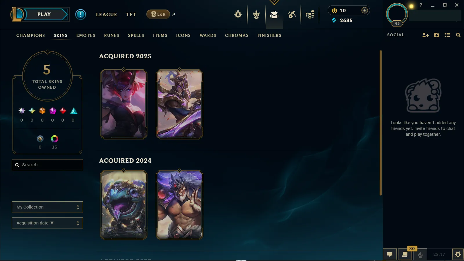 🌍 EUW 🔒 Handlevel ⚡ Emerald IV (33 LP)✨ +30LP Gains 🔥 33 Champs + 5 Skins ♾️ Lifetime Ownership 📧 Full Email Access ✅ Full Ownership Transfer #FLK2