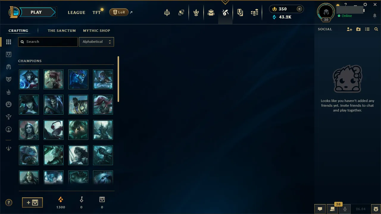 🌍 EUW 👑 ARAM Handlevel 🔥 Fresh Account 💎️ High MMR ✨️ Perfect Smurf 🔐 Lifetime Ownership 🏷️ #TH-RNK-1