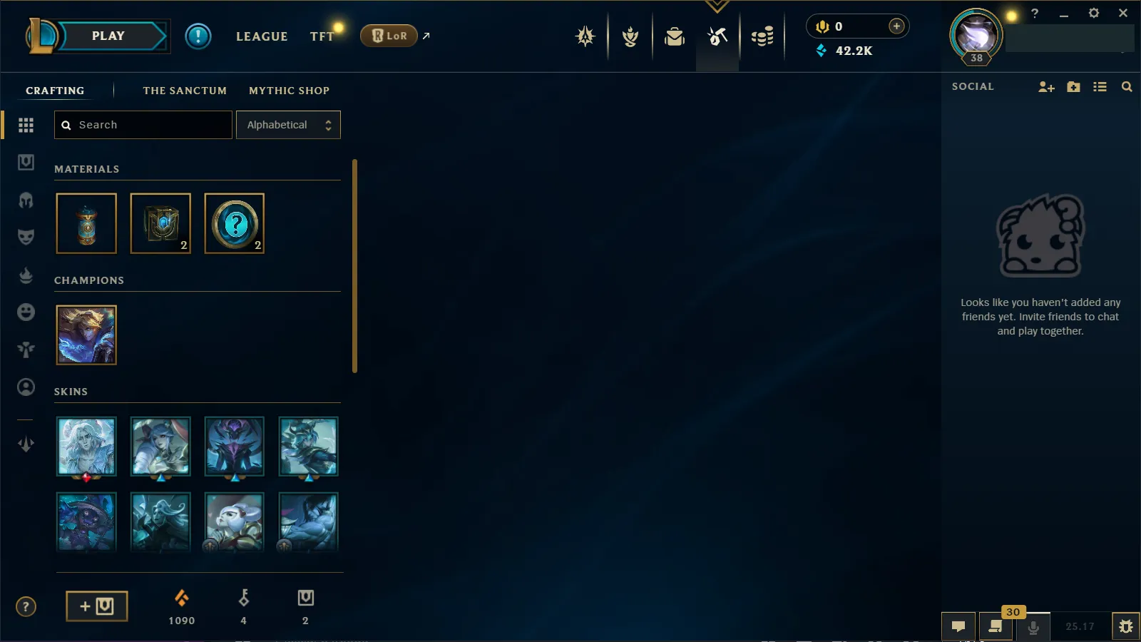 🌍 EUW 🔒 Handlevel ⚡ Emerald IV (15 LP)✨ WR:56% 🔥 Big Loot of Skins in Inventory ♾️ Lifetime Ownership 📧 Full Email Access ✅ Full Ownership Transfer #TH-SEDA