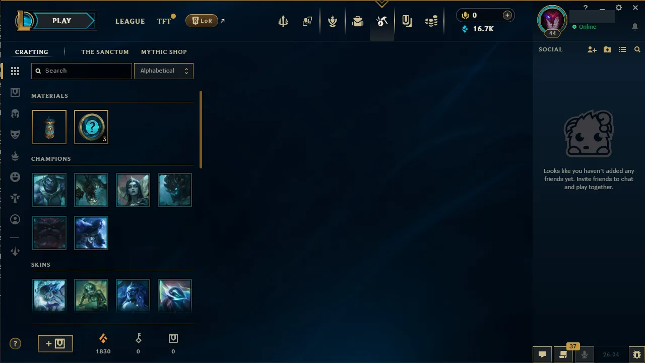 🌍 EUW 👑 Season 16 (Current) 🔥 Emerald IV (17 LP) 📌️ ADC Main 💎️ WR:76% ✨️ +30LP Gains 🔐 Lifetime Ownership 🏷️ #TH-F3O