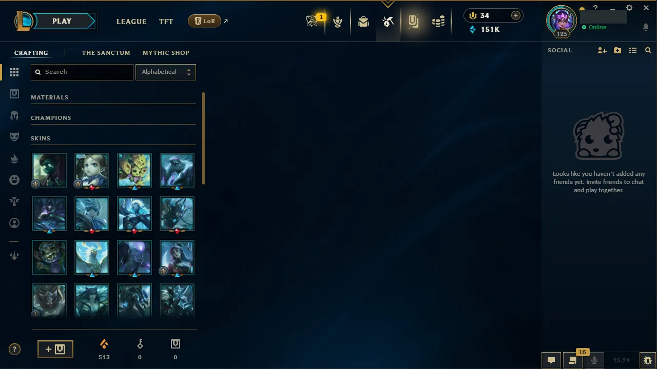 🌍 EUW 🔒 Handlevel ⚡️ Platinum IV 🥇 Jungle Main ✨️ 166 Skins 🔥 All Champs  📧 Full Access Account ✅ #TH-537