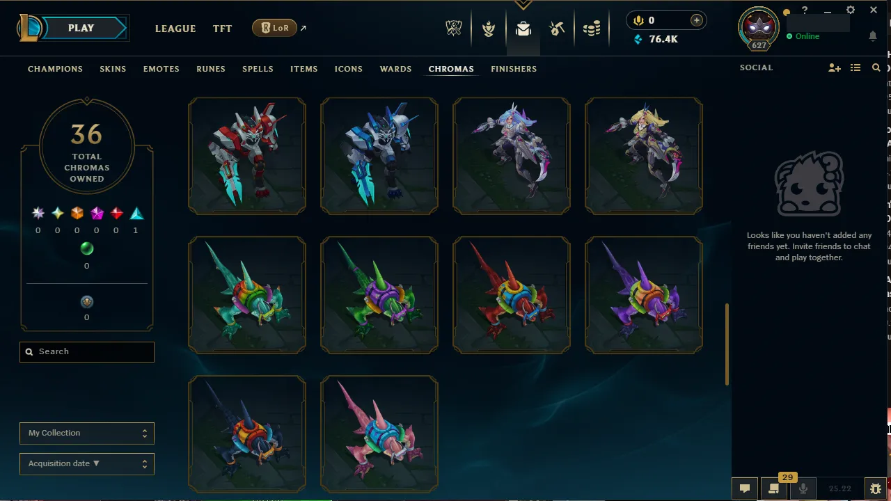 🌍 EUNE 🔒 Handlevel ⚡️ Diamond III (69 LP) ✨️ WR:67% 🔥 159 Skins + 152 Champions 📧 Full Access Account ✅ #TH-599