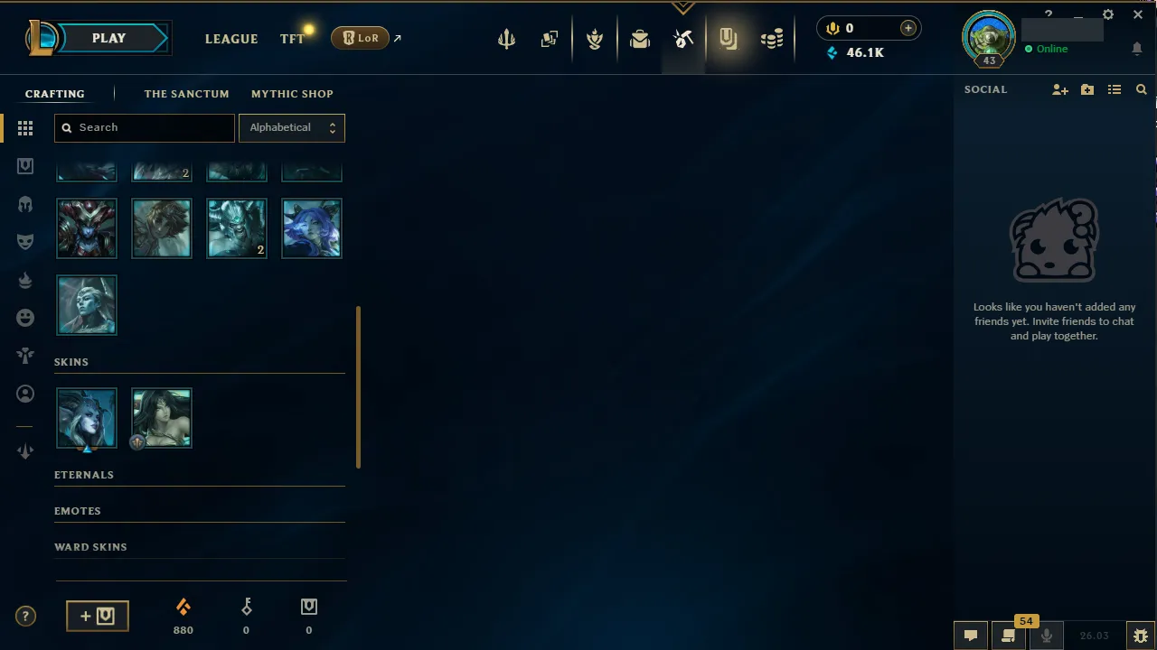 🌍 EUW 👑 Season 16 (Current) 🔥 Platinum III (87 LP) 📌️ Top Main 💎️ +30LP Gains ✨️ 6 Skins 🔐 Lifetime Ownership 🏷️ #TH-S28