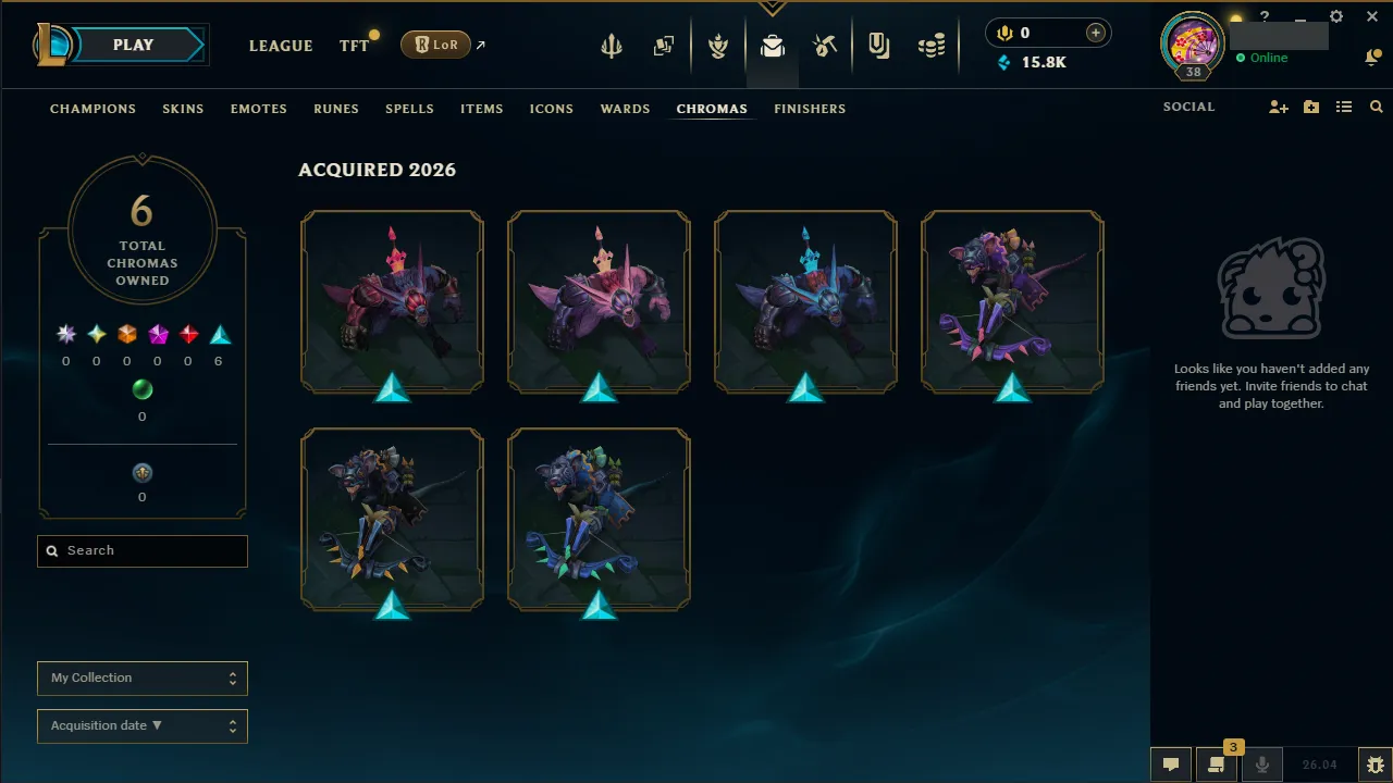 🌍 EUW 👑 Season 16 (Current) 🔥 Emerald III (59 LP) 📌️ Supp Main 💎️ WR:85% ✨️ High Diamond/Master MMR +30LP Gains 🔐 Lifetime Ownership 🏷️ #TH-D75