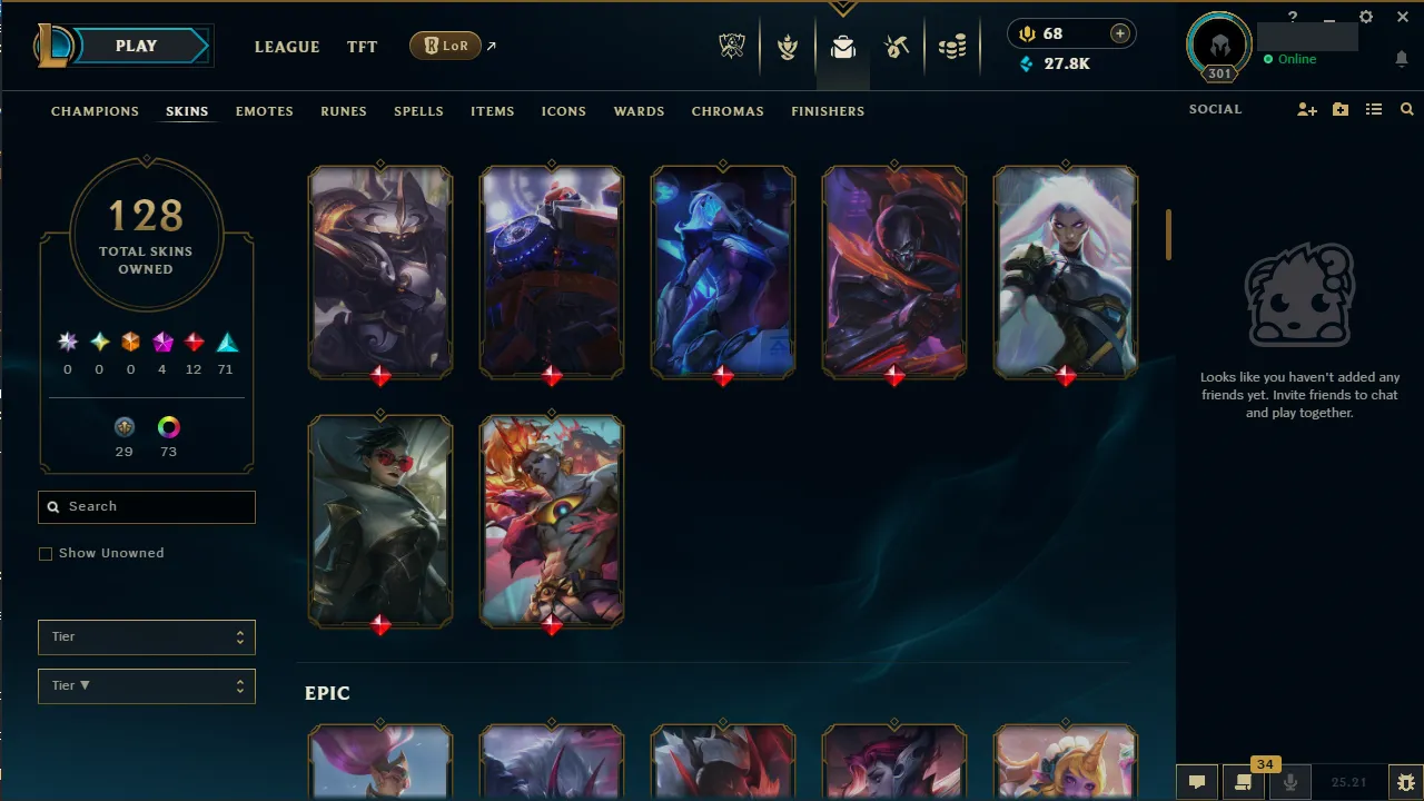 🌍 EUNE 🔒 Handlevel ⚡️ Emerald I (75 LP) ✨️ WR:51% 🔥 90 Champions | 128 Skins ♾️ Lifetime Ownership 📧 Full Access Account ✅ #TH-456