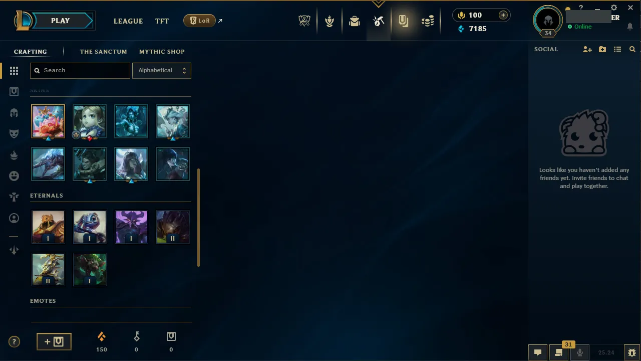 🌍 EUW 🔒 Handlevel ⚡️ Emerald II (1 LP) 🥇 Mid Main ✨️ WR:78% 🔥 3 Skins + Loot 📧 Full Access Account ✅ #TH-P2S