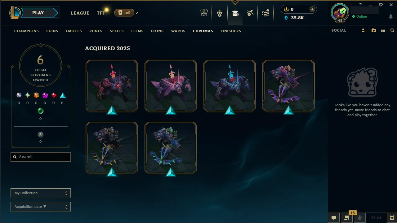 🌍 EUNE 🔒 Handlevel ⚡️ Diamond II (44 LP) 🥇 ADC Main ✨️ WR:69% 🔥 288LP Peak 📧 Full Access Account ✅ #TH-694