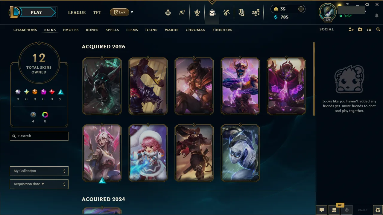 🌍 EUNE 👑 Season 16 (Current) 🔥 Emerald III (1 LP) 📌️ Mid Main 💎️ WR:62% ✨️ +30LP Gains - Diamond/Master+ MMR 🔐 Lifetime Ownership 🏷️ #TH-3D5