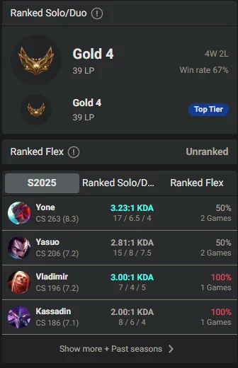 🌍 EUNE 🔒 Handlevel ⚡️ Gold IV (39 LP) 🥇 Mid Main ✨️ WR:67% 🔥 +38LP Gains 📧 Full Access Account ✅ #TH-N5S