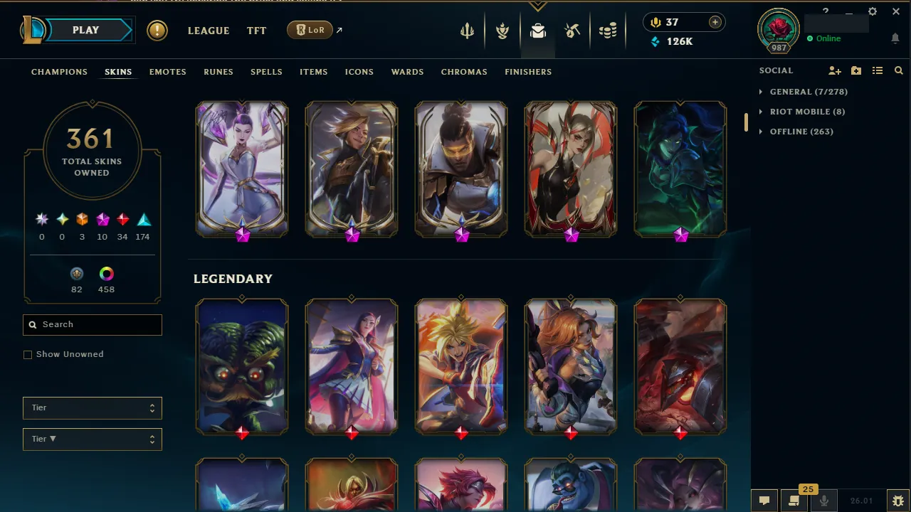 🌍 EUW 🔒 Handlevel ⚡️ Emerald III (85 LP) 🥇 361 Skins ✨️ All Champs 🔥 Diamond MMR  📧 Full Access Account ✅ #TH-0704