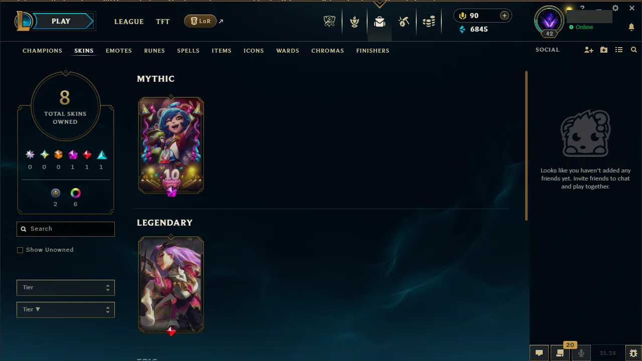 🌍 EUW 🔒 Handlevel ⚡️ Platinum III (76 LP) 🥇 Mid Main ✨️ WR:100% 🔥 High MMR  📧 Full Access Account ✅ #TH-P6C