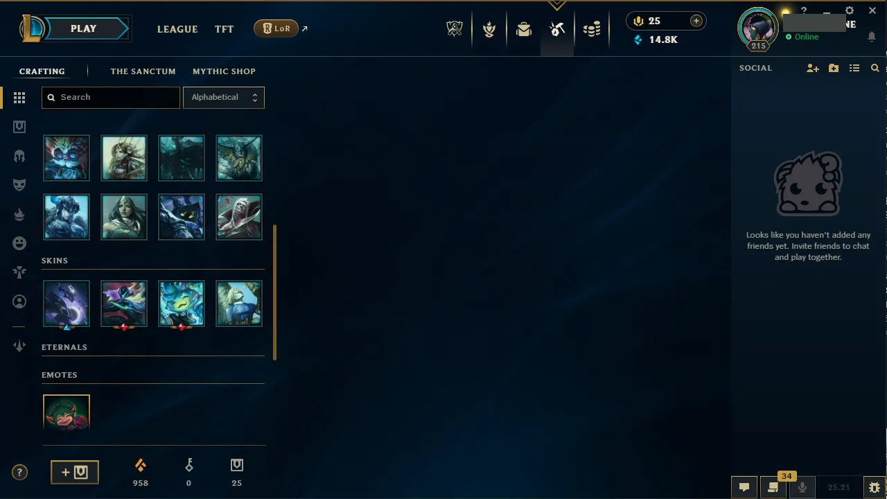 🌍 EUW 🔒 Handlevel ⚡️ Emerald IV (86 LP) ✨️ 120 Champions 🔥 68 Skins ♾️ Lifetime Ownership 📧 Full Access Account ✅ #TH-9258