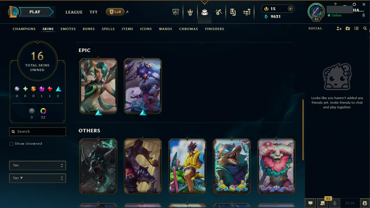 🌍 EUW 🔒 Handlevel ⚡️ Emerald IV (18 LP) 🥇 Midlane/ADC ✨️ Risen Legend Vayne 🔥 Highnoon Yone & More ✅ #TH-