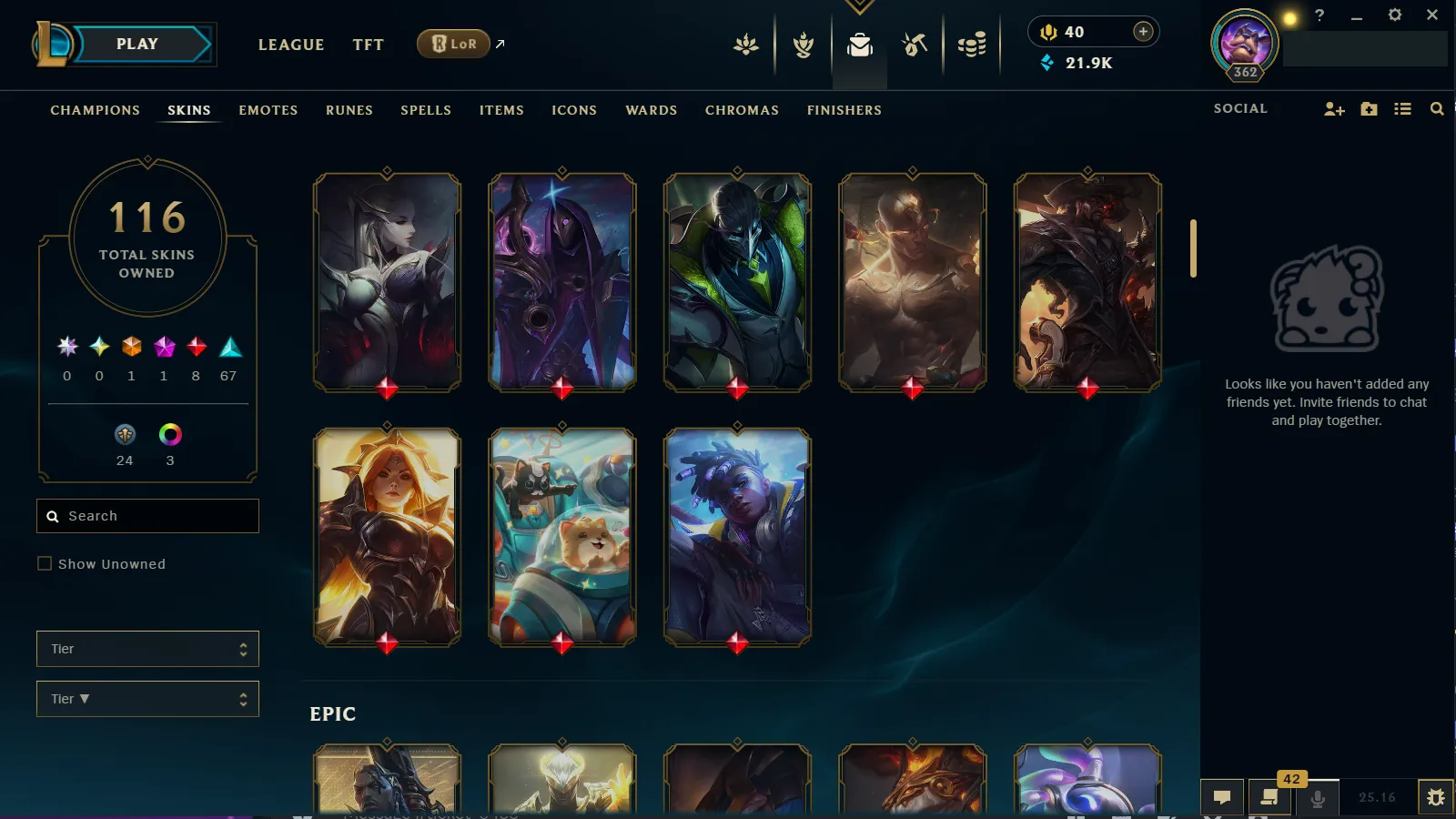 🌍 LAN [Transfer Included] 🔒 Handlevel ⚡ Iron III (14 LP)✨ 170 Champions 🔥 116 Skins ♾️ Lifetime Ownership 📧 Full Email Access ✅ Full Ownership Transfer