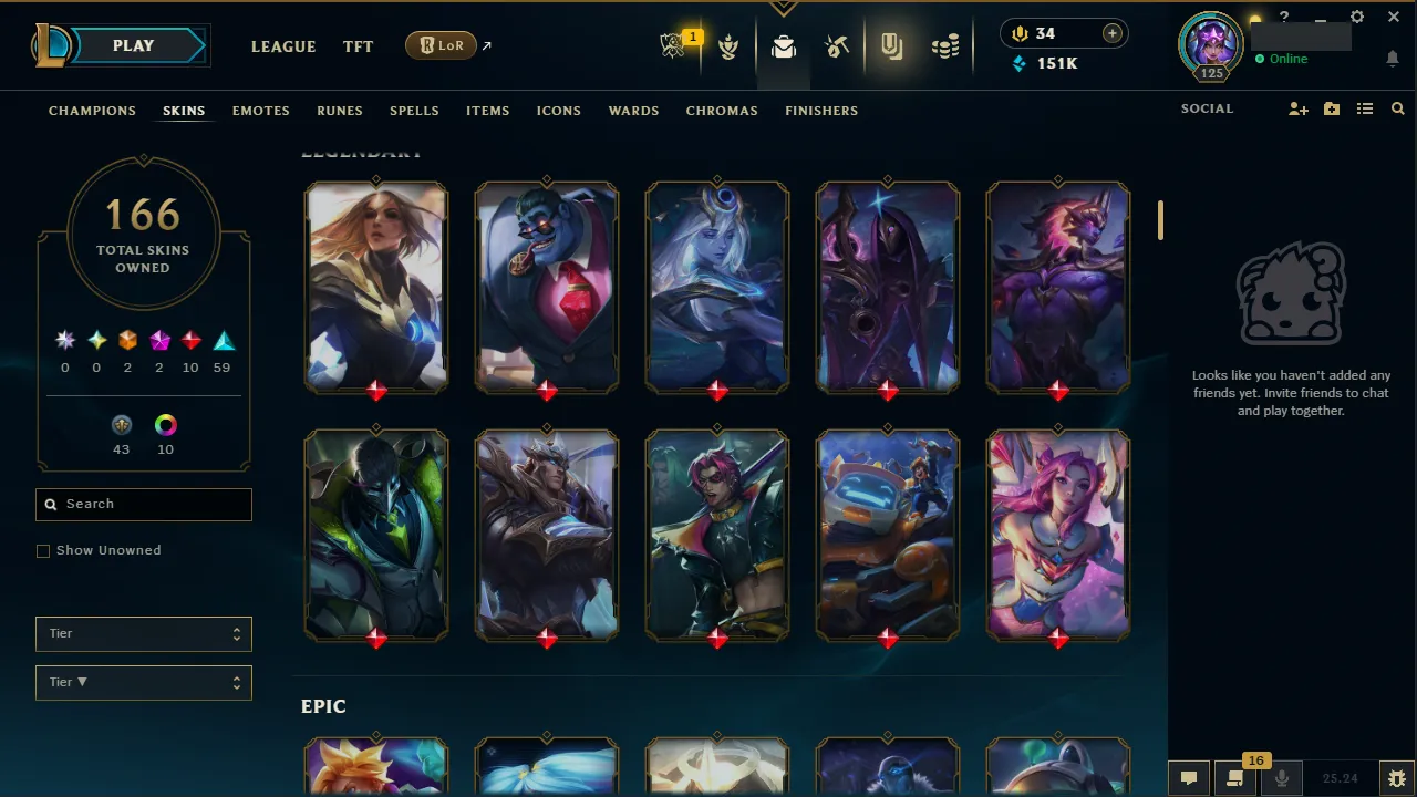 🌍 EUW 🔒 Handlevel ⚡️ Platinum IV 🥇 Jungle Main ✨️ 166 Skins 🔥 All Champs  📧 Full Access Account ✅ #TH-537