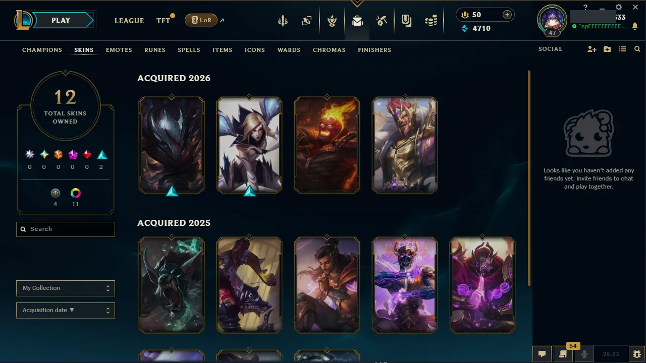 🌍 EUW 👑 Season 16 (Current) 🔥 Diamond I (75 LP) ✨️ 758LP Peak Decayed from 515LP Master 💎️ WR:63% 🔐 Lifetime Ownership 🏷️ #TH-0857-G3