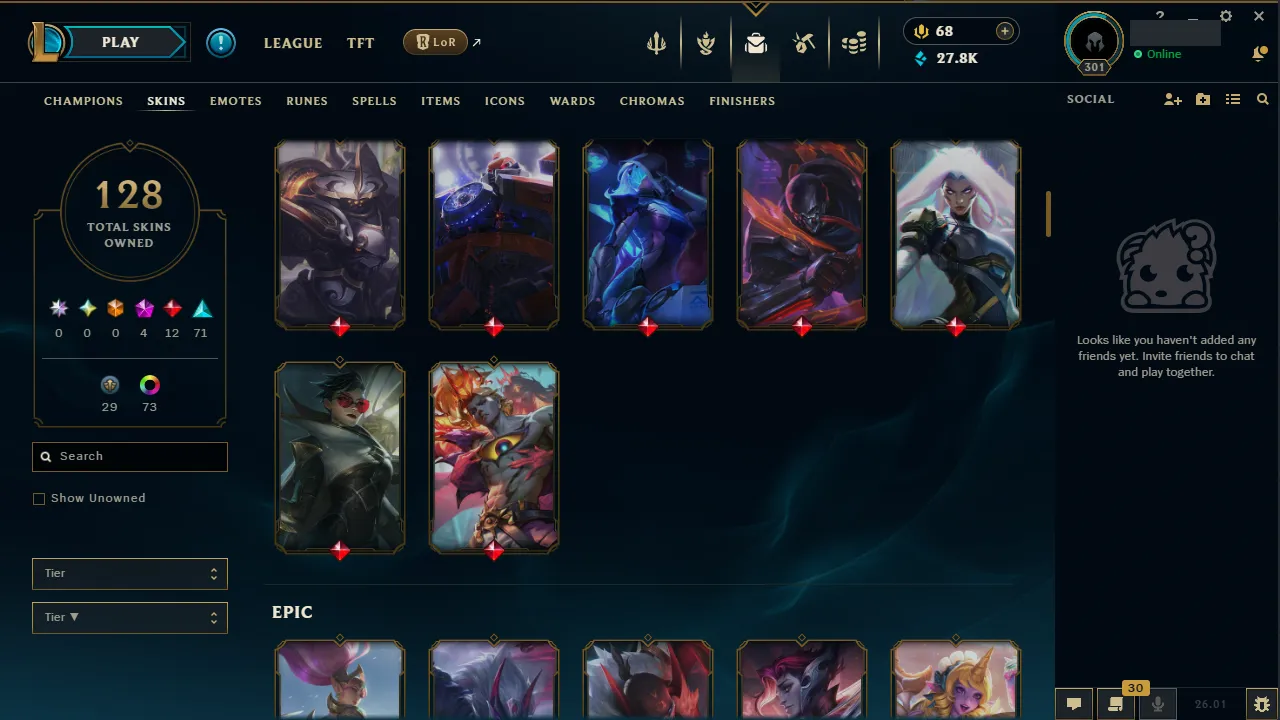 🌍 EUNE 🔒 Handlevel ⚡️ Unranked 🥇 Diamond Peak S25 ✨️ 128 Skins 🔥 Diamond+ MMR 📧 Full Access Account ✅ #TH-456