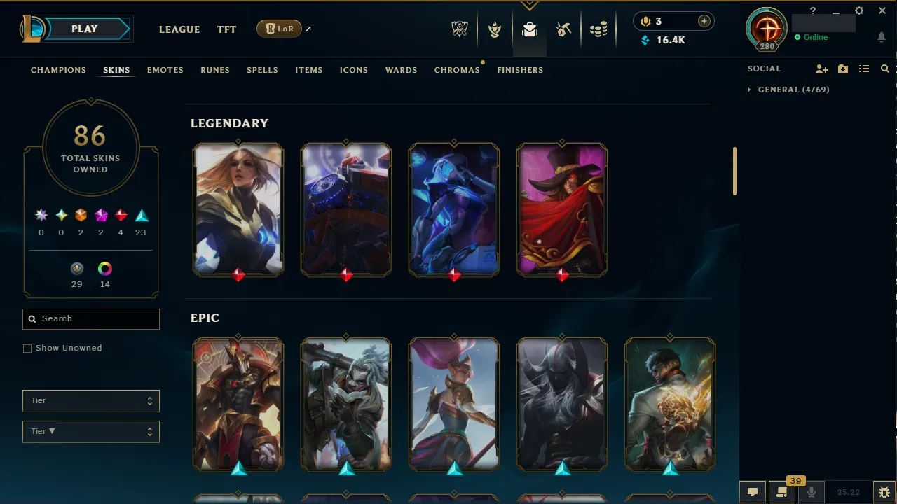 🌍 TR [Transfer Included] 🔒 Handlevel ⚡️ Gold II (61 LP) ✨️ WR:65% 🔥 171 Champs + 86 Skins  📧 Full Access Account ✅ #TH-2DCXXJ