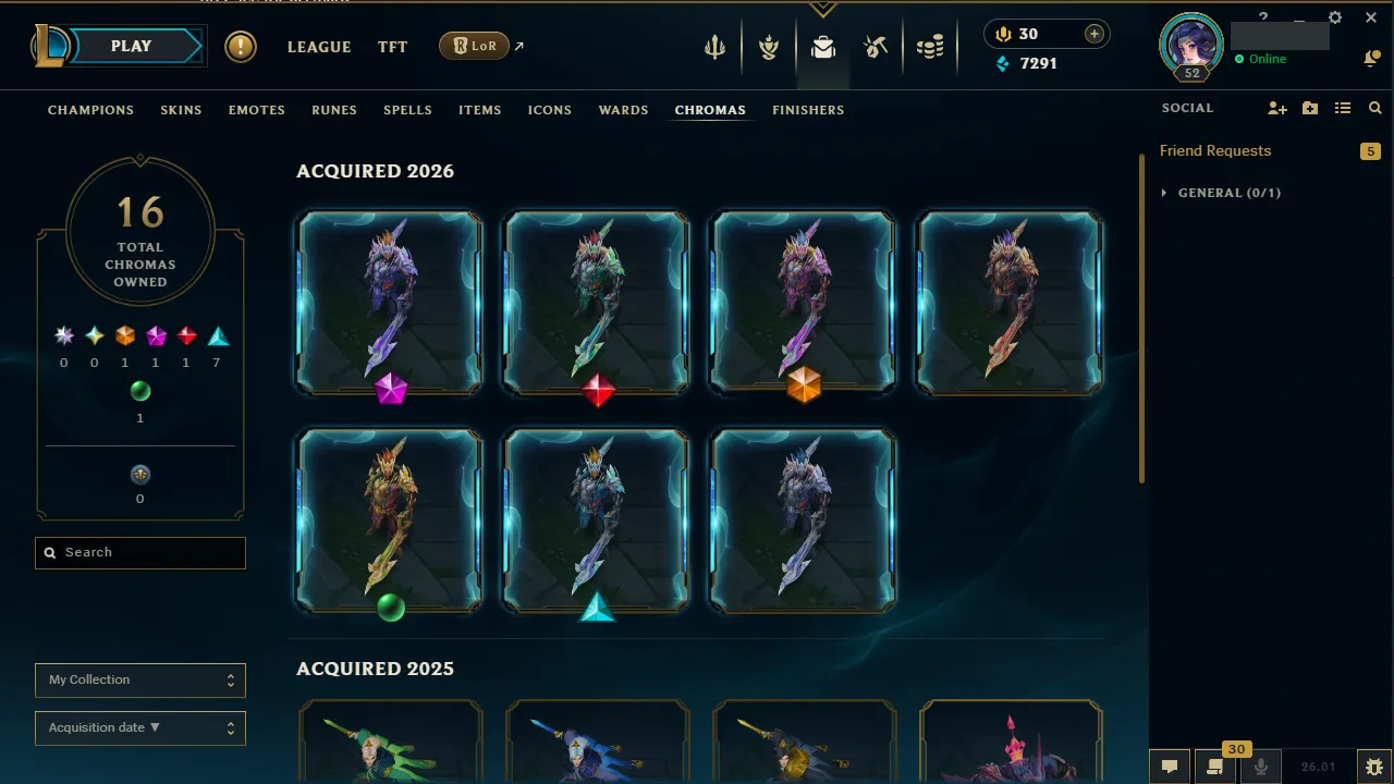 🌍 EUNE 🔒 Handlevel ⚡️ Unranked 🥇 Master Season 15 ✨️ Master+ MMR 🔥 10 Skins  📧 Full Access Account ✅ #TH-760-1