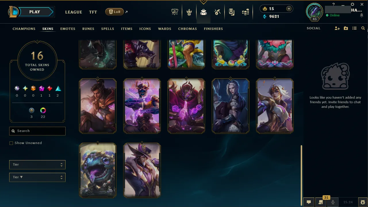 🌍 EUW 🔒 Handlevel ⚡️ Emerald IV (18 LP) 🥇 Midlane/ADC ✨️ Risen Legend Vayne 🔥 Highnoon Yone & More ✅ #TH-