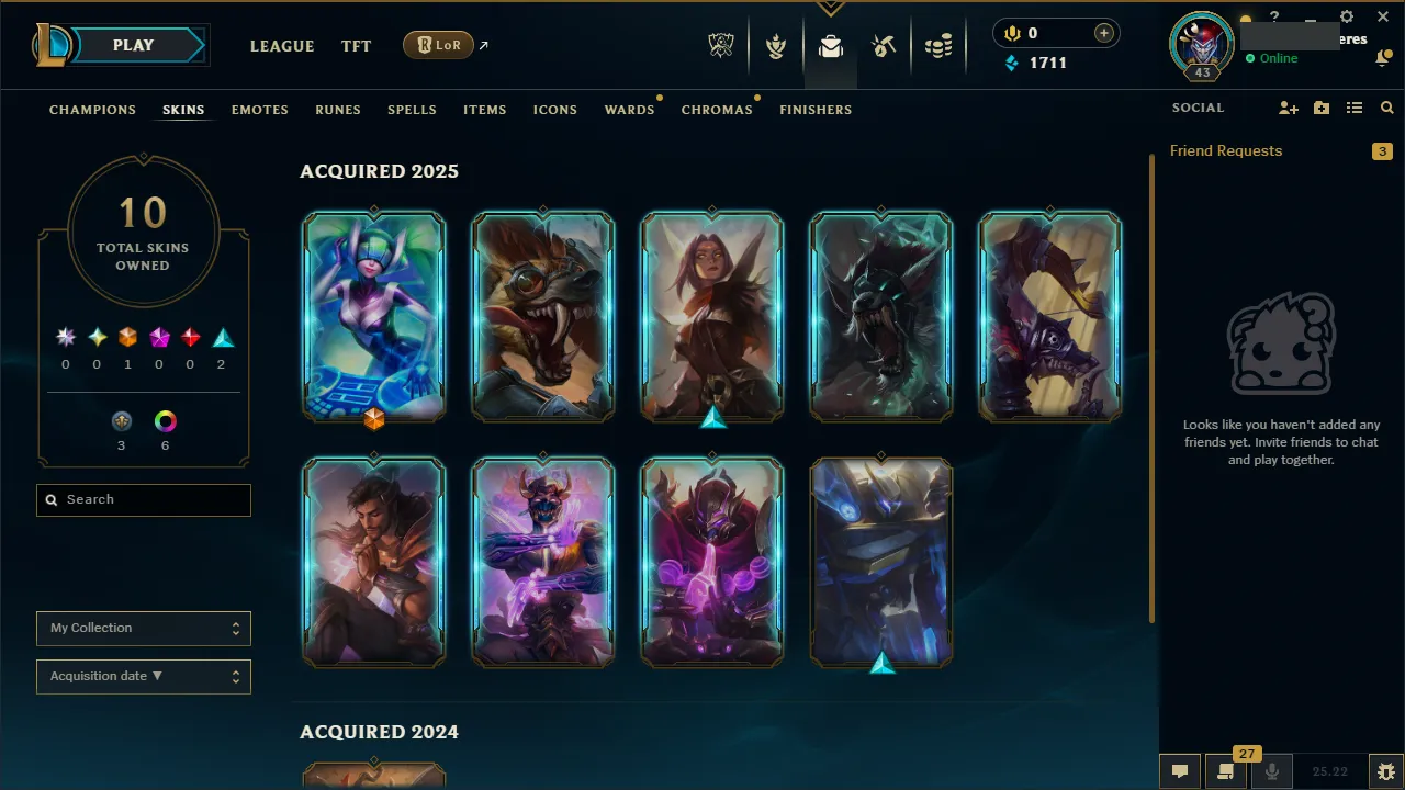 🌍 EUW 🔒 Handlevel ⚡️ Platinum IV (2 LP) Toplane/Jungle Main ✨️ WR:72% 🔥 55 Champions + 10 Skins 📧 Full Access Account ✅ #TH-2C24F24