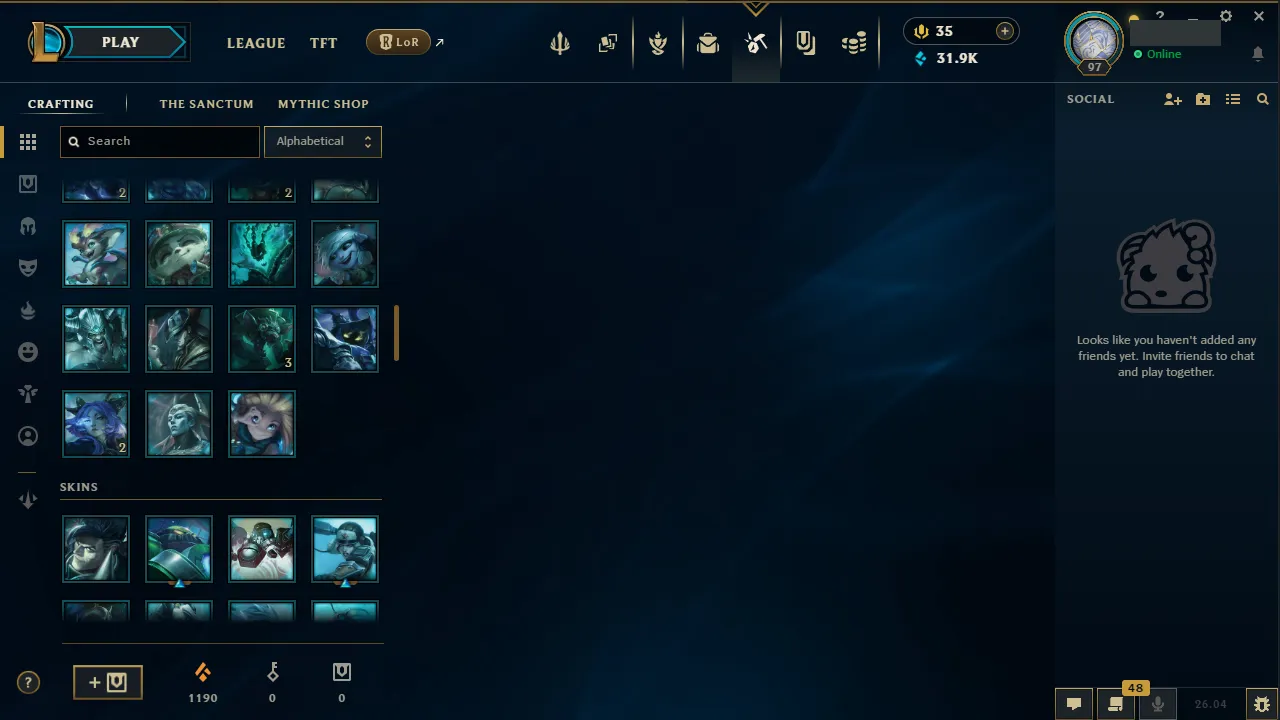 🌍 EUW 👑 Season 16 (Current) 🔥 Diamond IV 📌️ ADC Main 💎️ 17 Skins ✨️ Pulsefire Ezreal 🔐 Lifetime Ownership 🏷️ #TH-0785