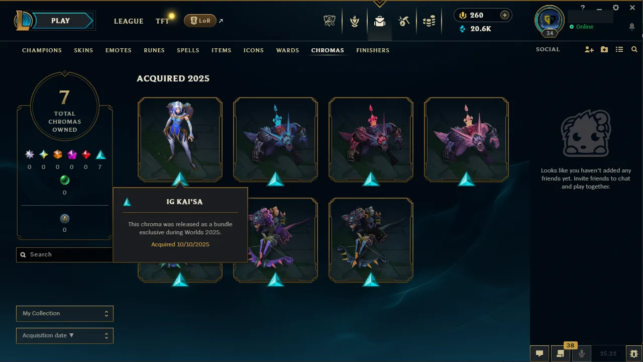 🌍 EUW 🔒 Handlevel ⚡️ Gold I (40 LP) 🥇 ADC Main ✨️ 9 Skins 🔥 +38LP Gains [MAX]  📧 Full Access Account ✅ #TH-DKX003