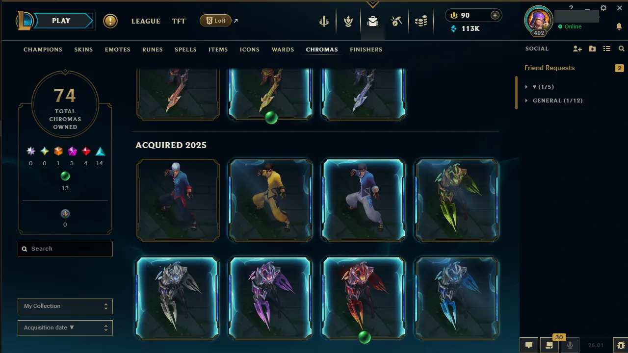 🌍 EUW 🔒 Handlevel ⚡️ Unranked 🥇 Emerald Peak S25 ✨️ 190 Skins 🔥 172 Champs  📧 Full Access Account ✅ #TH-755