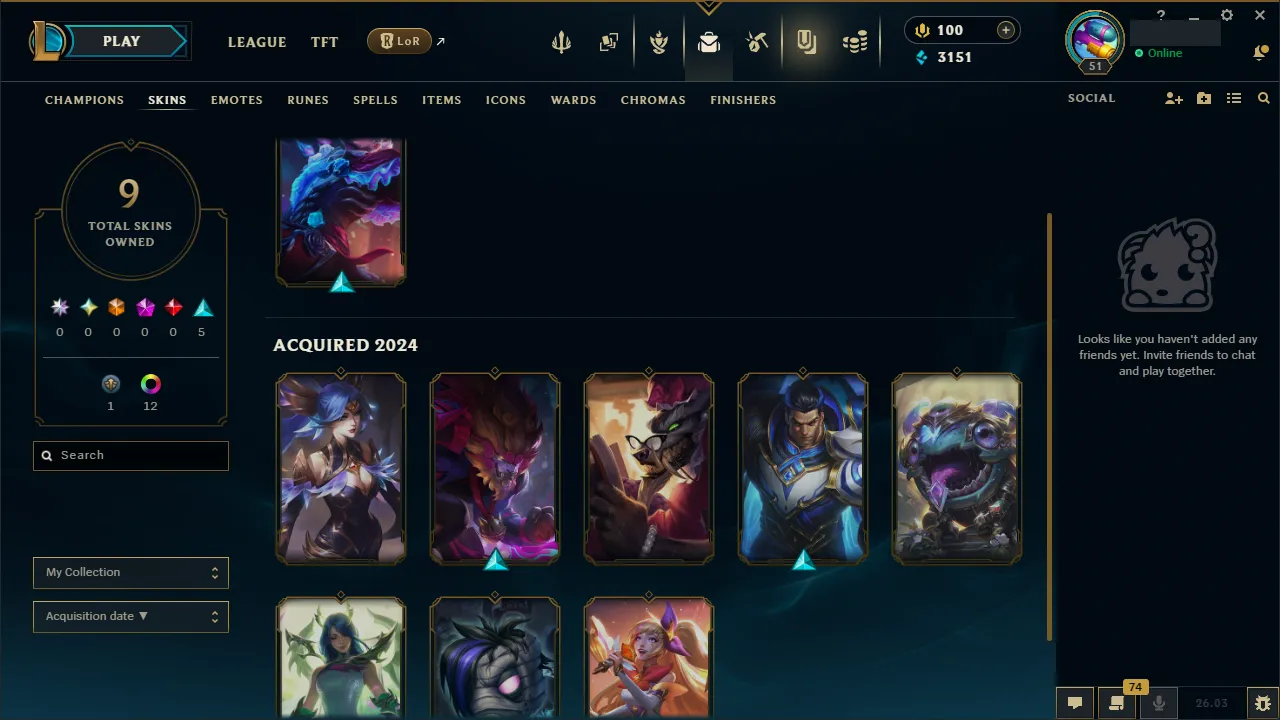 🌍 EUNE 👑 Season 16 (Current) 🔥 Unranked 💎️ Multi Season Diamond ✨️ Diamond+ MMR 🔐 Lifetime Ownership 🏷️ #TH-0853-W1