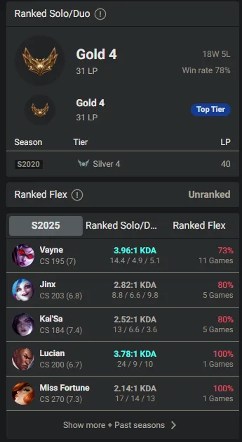 🌍 EUW 🔒 Handlevel ⚡️ Gold IV (31 LP) 🥇 ADC Main ✨️ WR:78% 🔥 +38LP Gains 📧 Full Access Account ✅ #TH-X3R