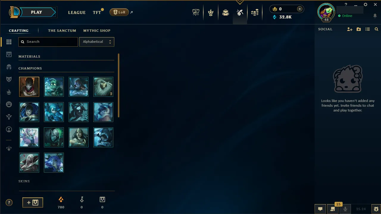 🌍 EUNE 🔒 Handlevel ⚡️ Diamond II (44 LP) 🥇 ADC Main ✨️ WR:69% 🔥 288LP Peak 📧 Full Access Account ✅ #TH-694