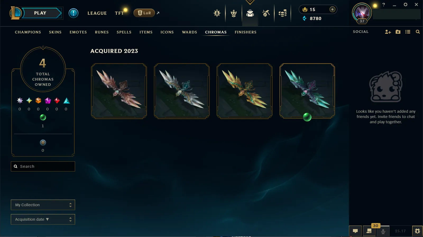 🌍 EUW 🔒 Handlevel ⚡ Emerald IV (19 LP)✨ +30LP Gains 🔥 S14 Diamond ♾️ Lifetime Ownership 📧 Full Email Access ✅ Full Ownership Transfer #FLK2