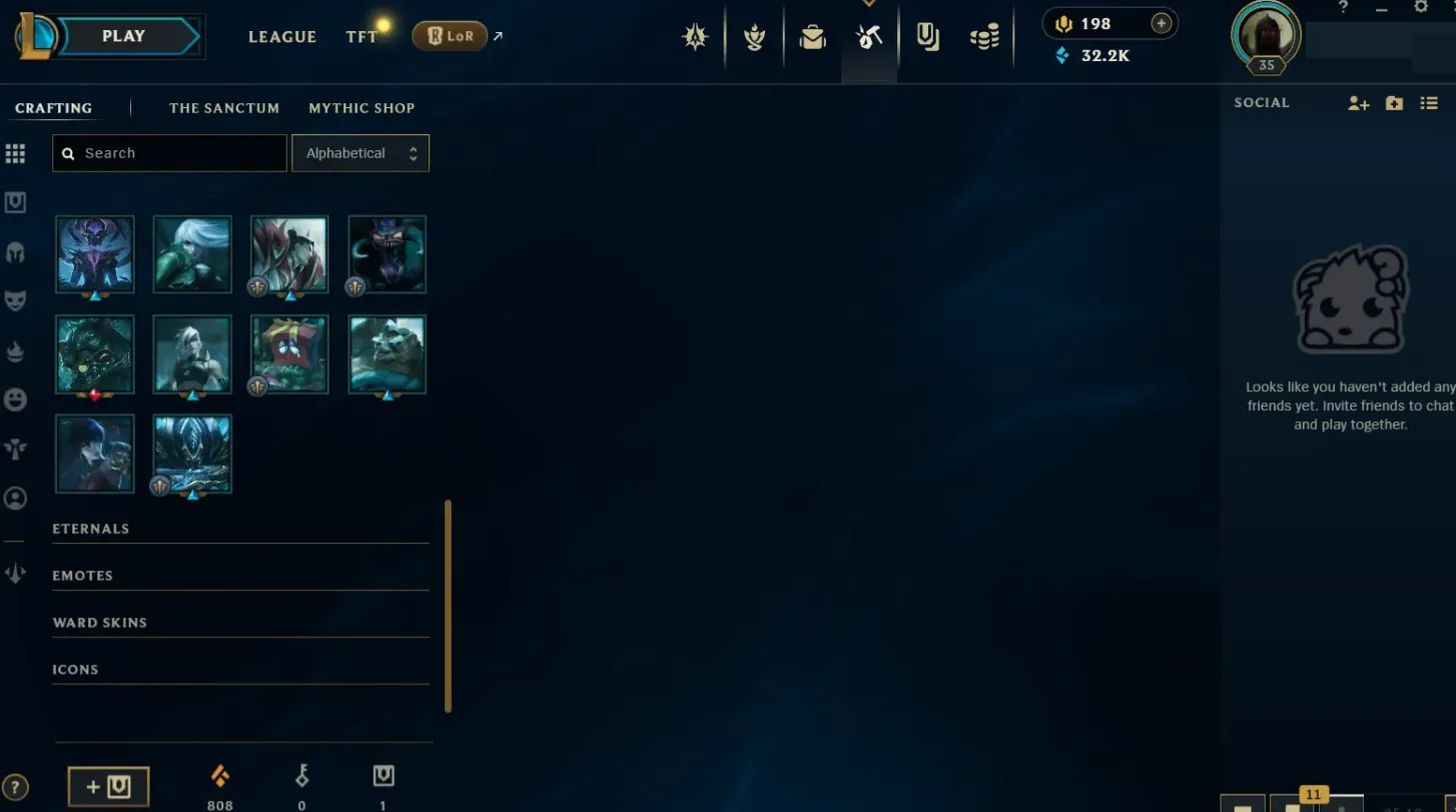 ๐ EUW ๐ Handlevel โก Platinum II (48 LP)โจ WR:64% ๐ฅ +38LP Gains & Big Loot in Inventory โพ๏ธ Lifetime Ownership ๐ง Full Email Access โ
Full Ownership Transfer