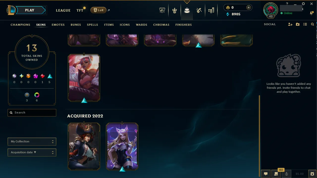 🌍 EUW 🔒 Handlevel ⚡️ Emerald IV (89 LP) 🥇 Mid Main ✨️ WR:68% 🔥 37 Champs + 13 Skins 📧 Full Access Account ✅ #TH-C9FK93