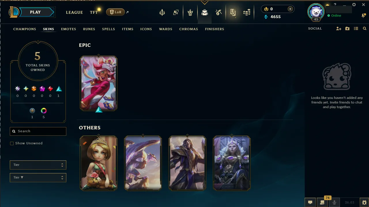 🌍 EUNE 👑 Season 16 (Current) 🔥 Unranked 💎️ Diamond Peak S15 ✨️ Diamond+ MMR 🔐 Lifetime Ownership 🏷️ #TH-0853-W2