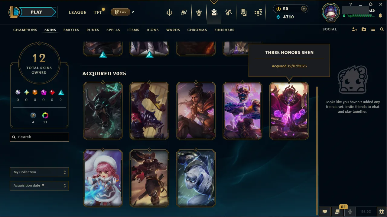 🌍 EUW 👑 Season 16 (Current) 🔥 Diamond I (75 LP) ✨️ 758LP Peak Decayed from 515LP Master 💎️ WR:63% 🔐 Lifetime Ownership 🏷️ #TH-0857-G3