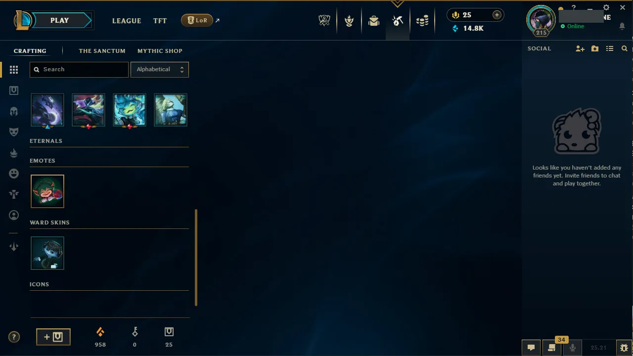 🌍 EUW 🔒 Handlevel ⚡️ Emerald IV (86 LP) ✨️ 120 Champions 🔥 68 Skins ♾️ Lifetime Ownership 📧 Full Access Account ✅ #TH-9258