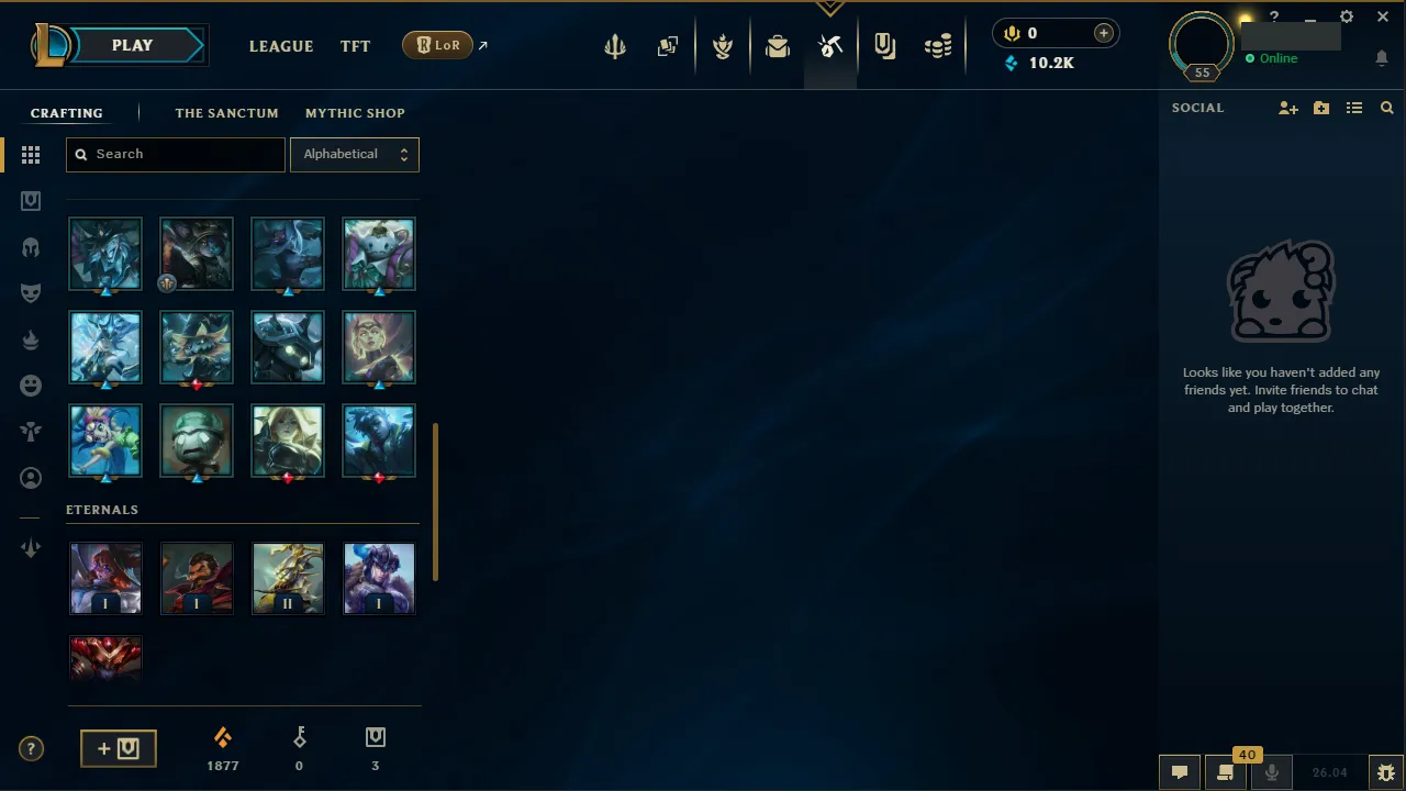 🌍 EUW 👑 Season 16 (Current) 🔥 Emerald IV (13 LP) 📌️ ADC Main 💎️ WR:65% ✨️ 17 Skins 🔐 Lifetime Ownership 🏷️ #TH-G4J