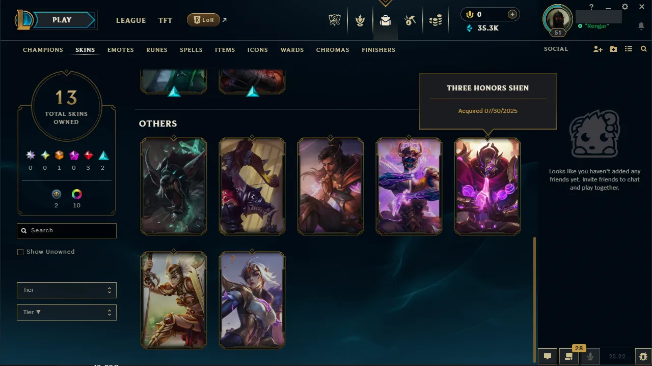 🌍 EUNE 🔒 Handlevel ⚡️Emerald III (37 LP) 🥇 Jungle Main ✨️ WR:67%  📧 Full Access Account ✅ #TH-631