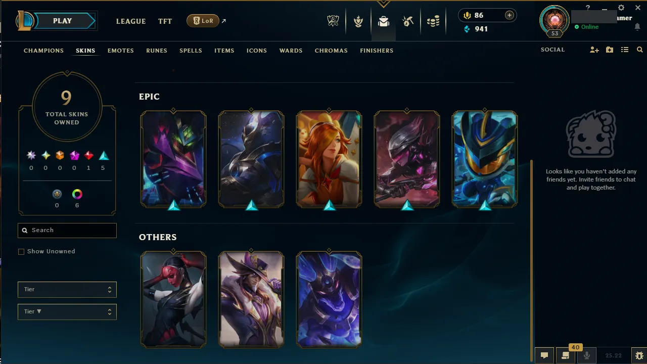 🌍 EUW 🔒 Handlevel ⚡️ Emerald IV (0 LP) ✨️ WR:61% 🔥 60 Champions + 9 Skisn  📧 Full Access Account ✅ #TH-SJKFDI