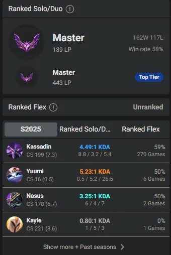 🌍 EUW 🔒 Handlevel ⚡️ Master I (189 LP) ✨️ WR:57% 🔥 443LP Peak + 60K Blue Essences ♾️ Lifetime Ownership 📧 Full Access Account ✅ #TH-610