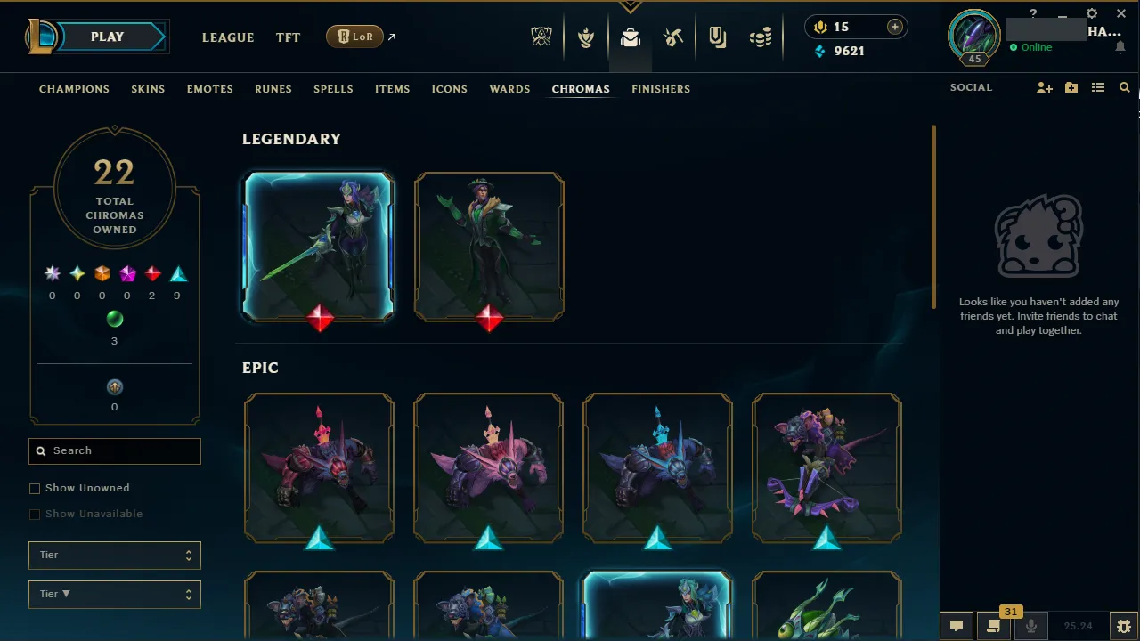 🌍 EUW 🔒 Handlevel ⚡️ Emerald IV (18 LP) 🥇 Midlane/ADC ✨️ Risen Legend Vayne 🔥 Highnoon Yone & More ✅ #TH-