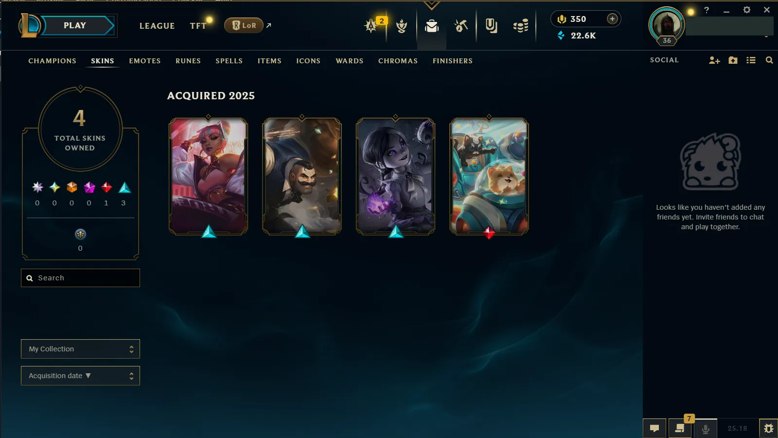 🌍 EUW 🔒 Handlevel ⚡ Platinum III (6 LP)✨ WR:72% 🔥 +38LP Gains ♾️ Crime City Braum, True Damage Qiyana, Space Groove Blitz & Crank, Fright Night Annie + 💴 350RP