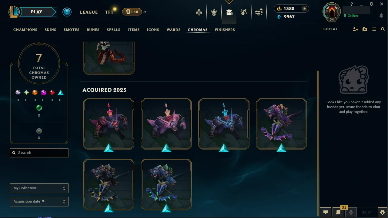 🌍 EUW 🟢 Season 2026 🏅 Diamond I (1 LP) 📌️ Jungle Main ✨️ 1380 RP Available 🔥 2026 Peak Master  🔐 Lifetime Ownership 🏷️ #TH-0723